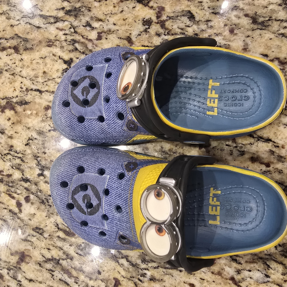 Kids Minions Blue and Yellow Crocs
